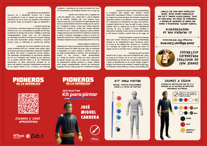 José Miguel Carrera - Kit para pintar