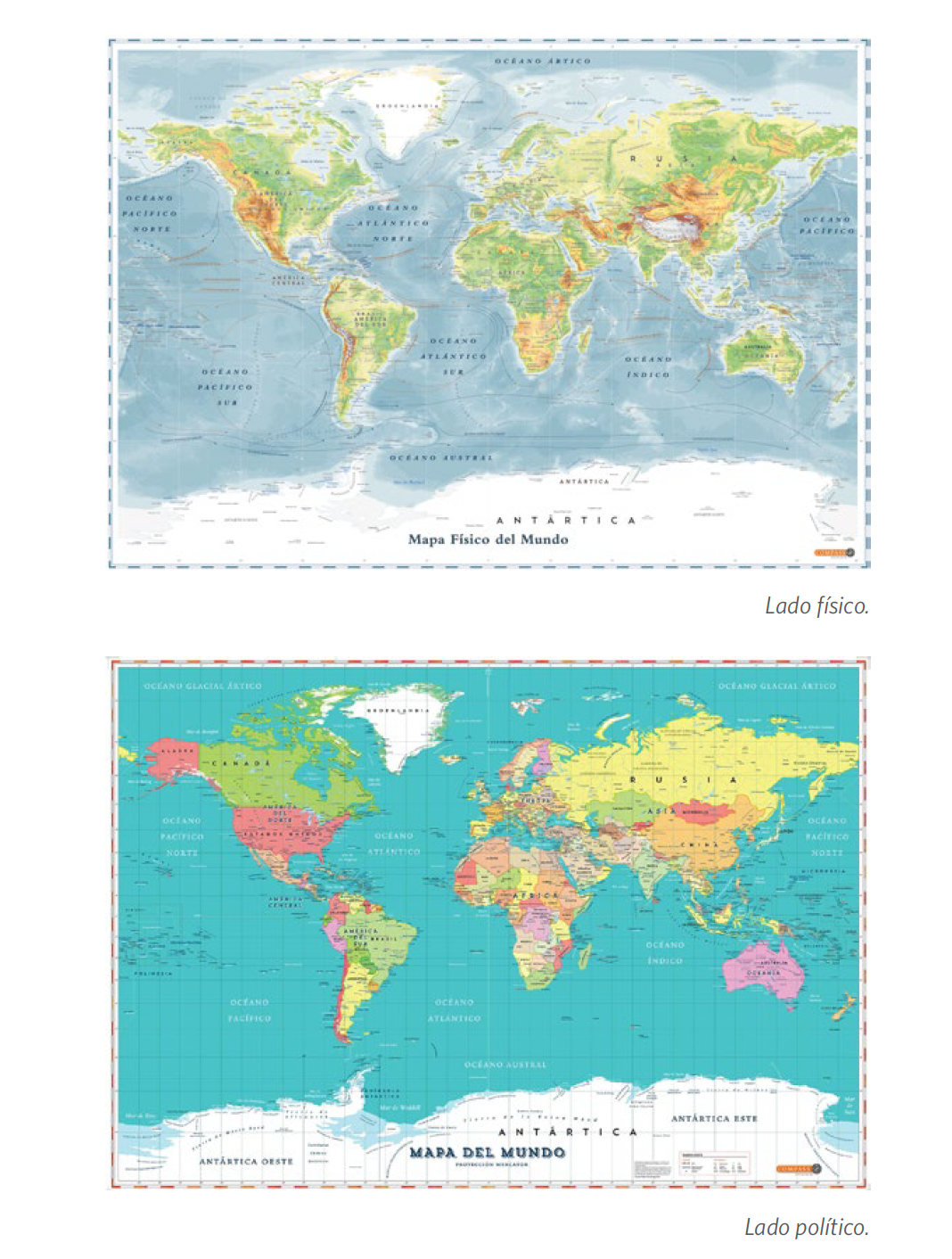 Planisferio del mundo