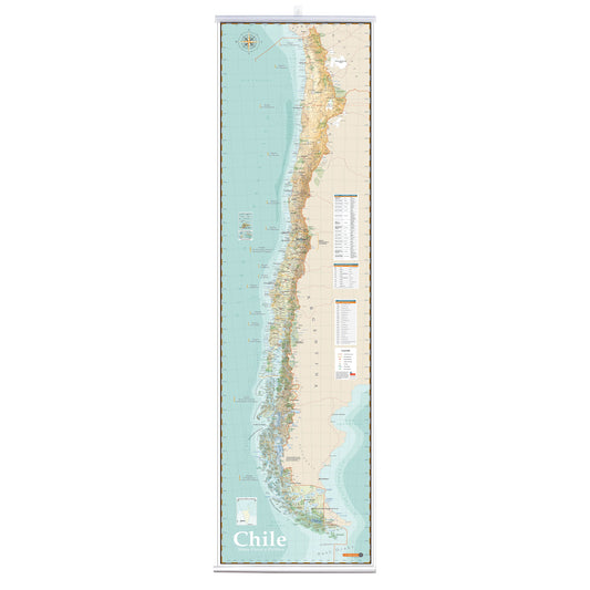 Mapa de Chile Físico y Político