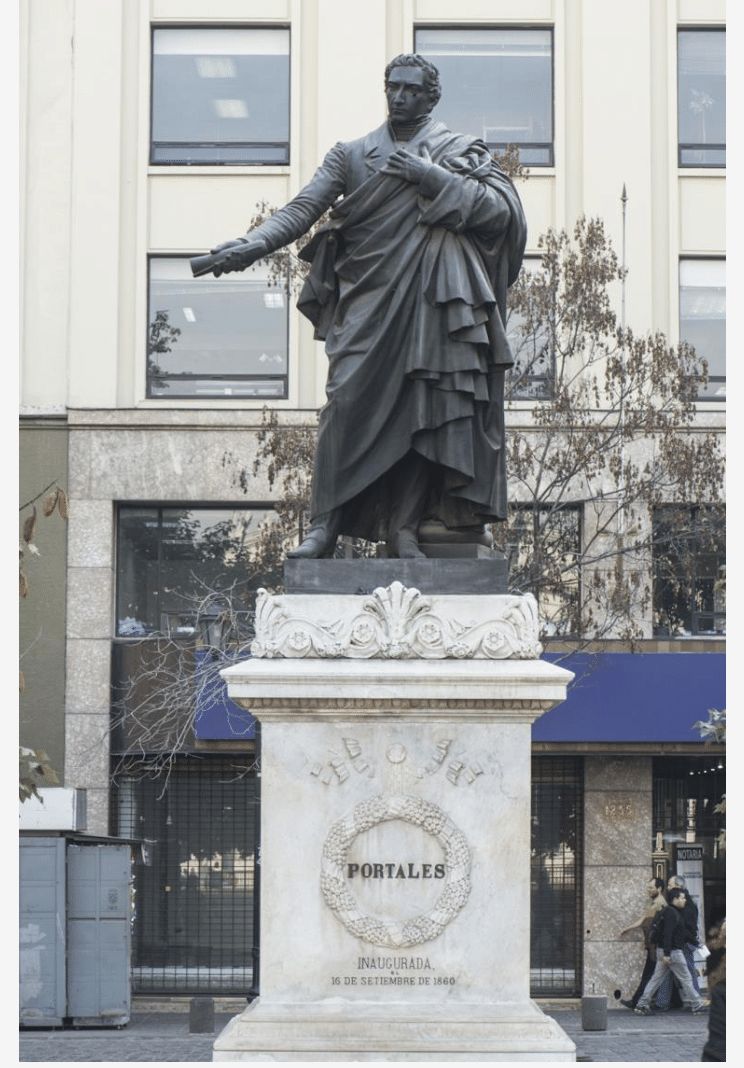 Monumento Diego Portales (25 cms)